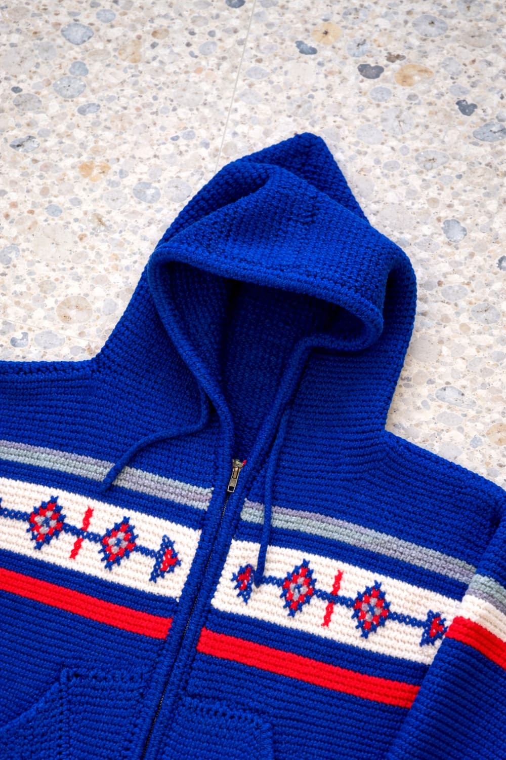 60~70's 빈티지 후드 가디건 우먼 상품이미지2