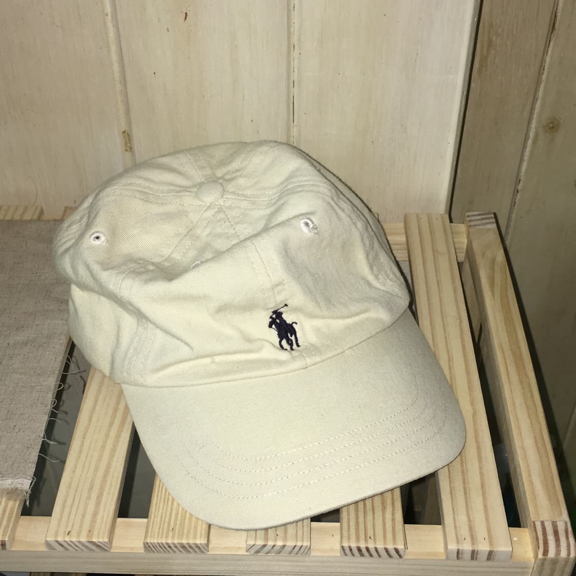 폴로 빈티지 베이지 볼캡 상품이미지3