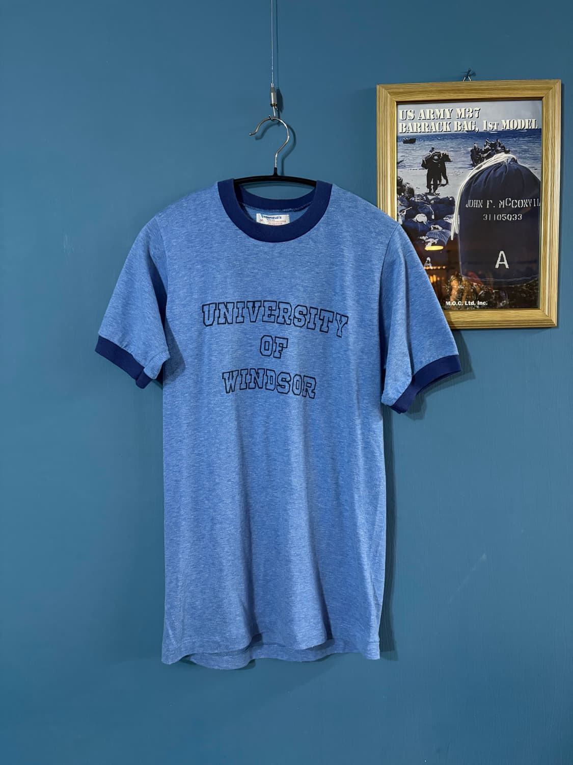 80‘s Stanfield's Ringer Tee. 상품이미지1