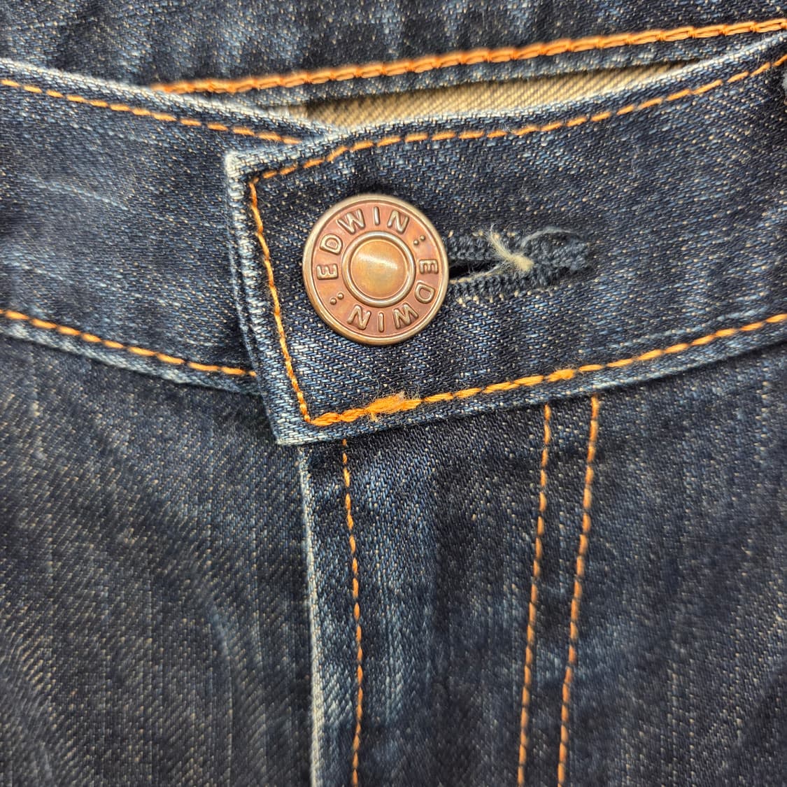 에드윈 진청 데님 청바지 허리32인치 상품이미지3