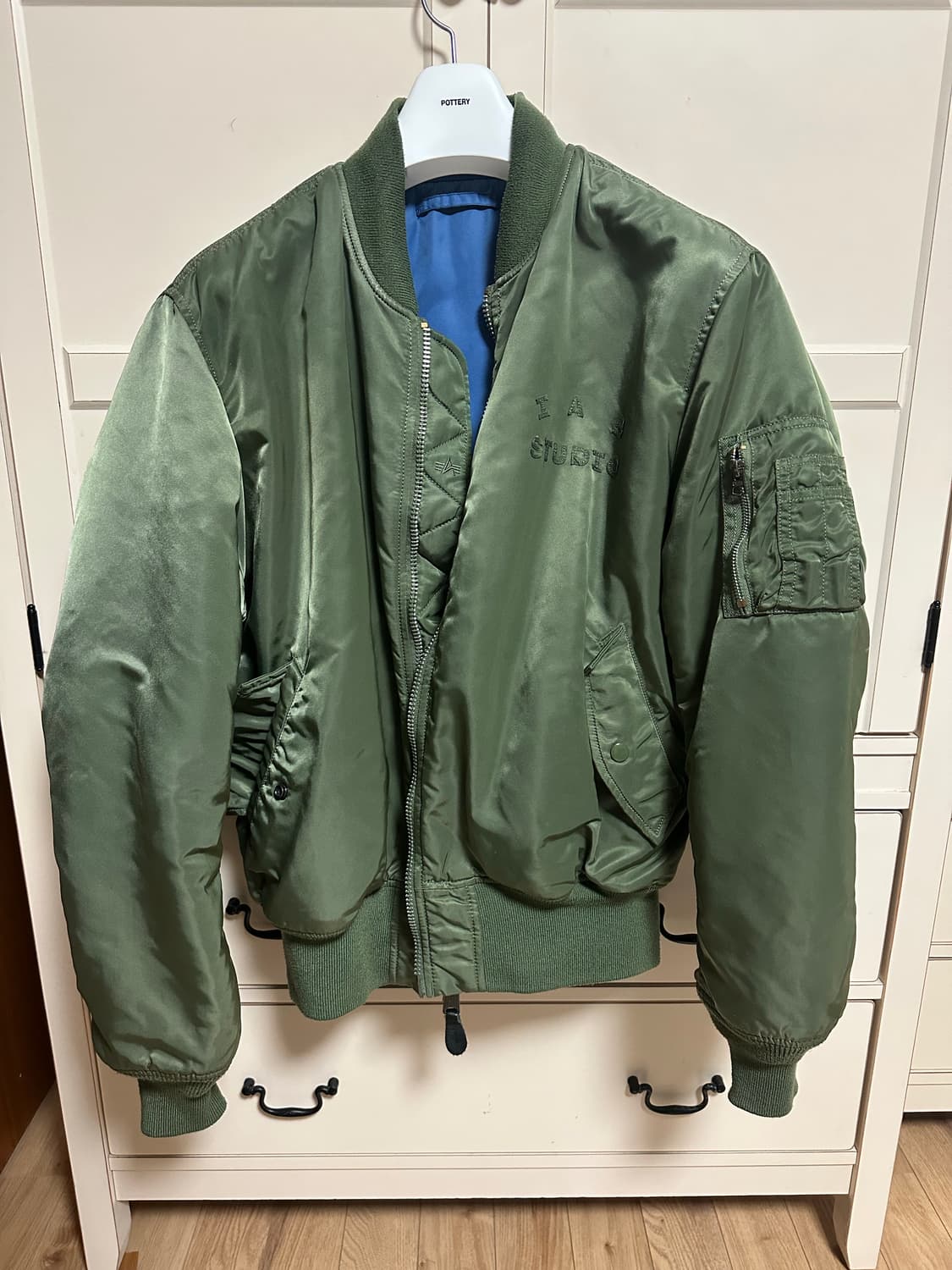 아이앱 X 알파인더스트리 그린/L size 상품이미지1