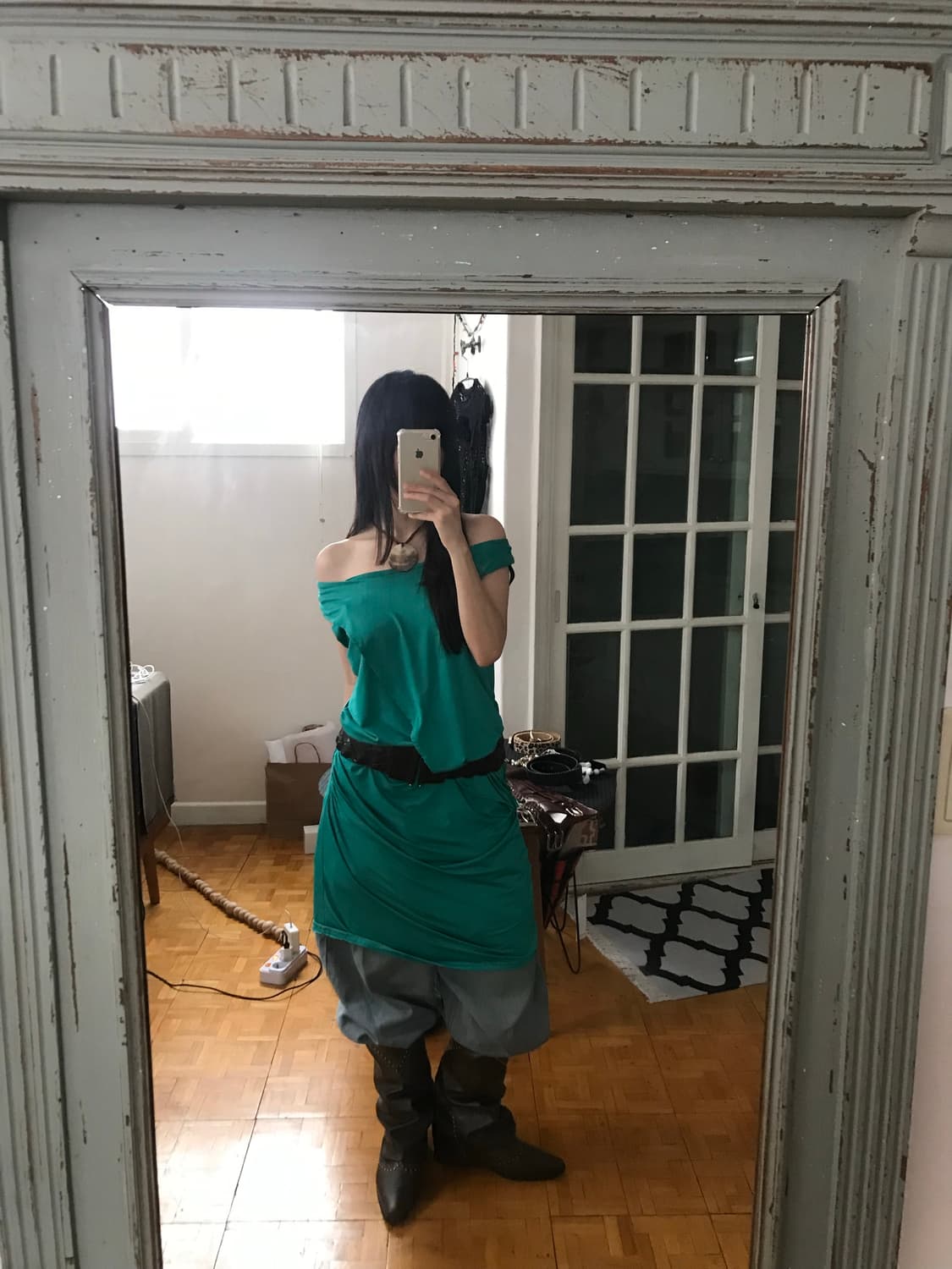 vintage shirring one-piece 상품이미지1