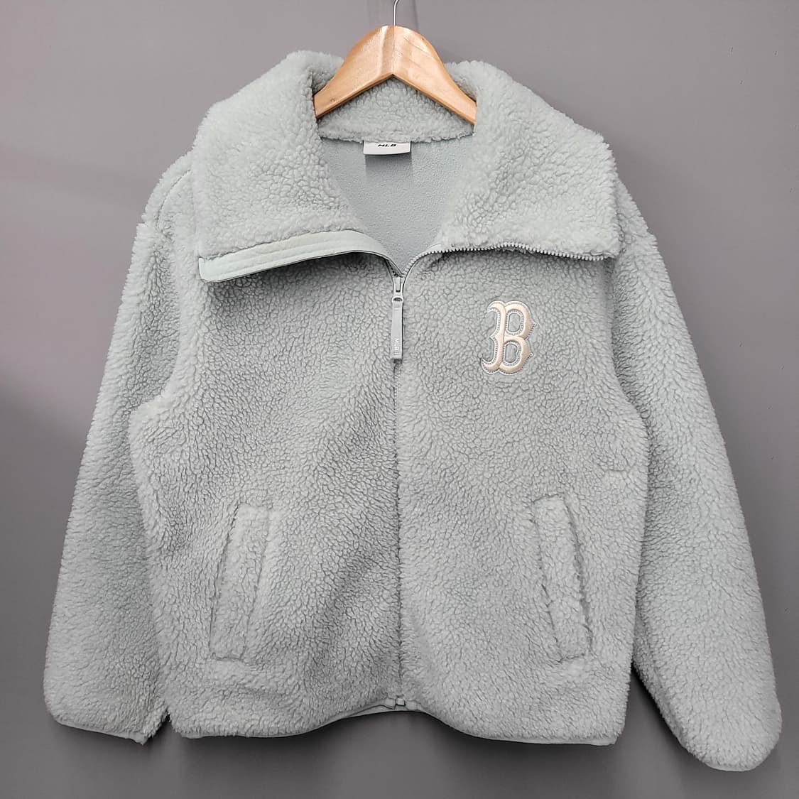 MLB 스텐드넥 후리스 자켓 상품이미지1