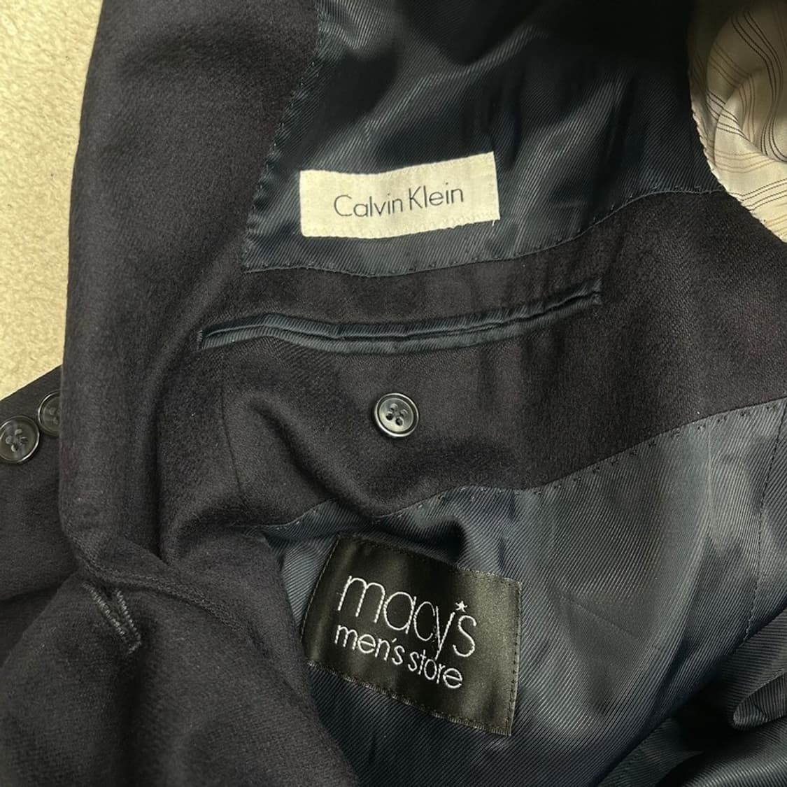 캘빈클라인 캐시미어 100% 블레이져 자켓 OS 상품이미지4