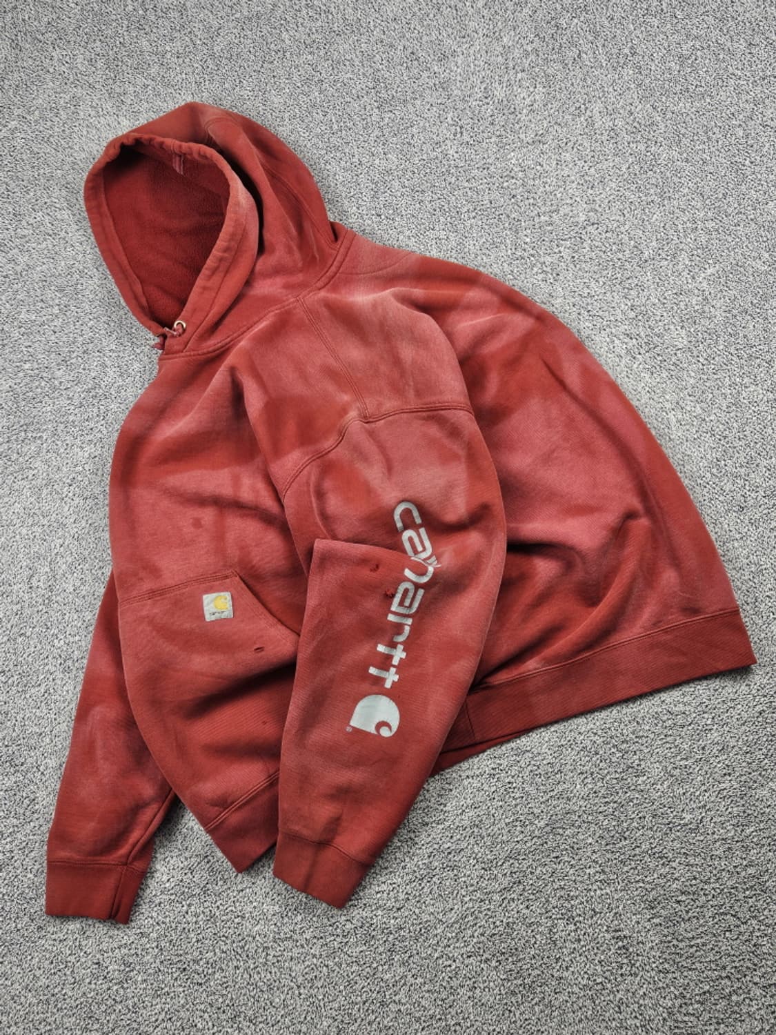 칼하트 다잉 워시드 커스텀 스웻 후드 티셔츠 ( 2XL ) / 10135 상품이미지2