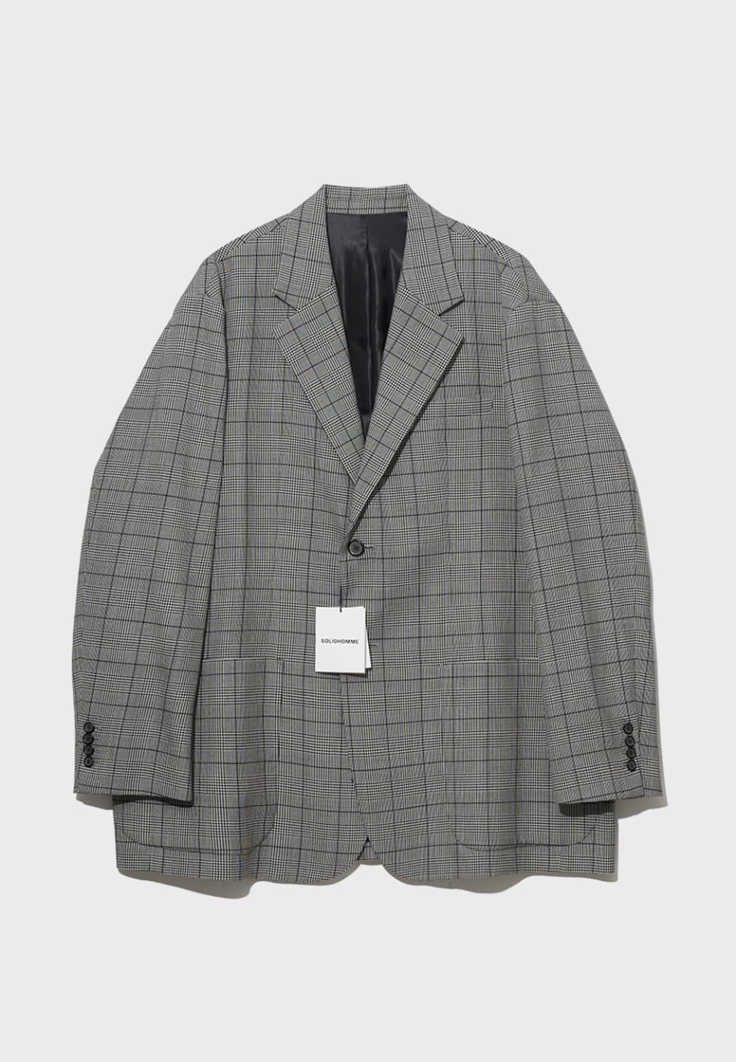 솔리드옴므 오버핏 체크 블레이저 (S202CJ18920H)_46 상품이미지1
