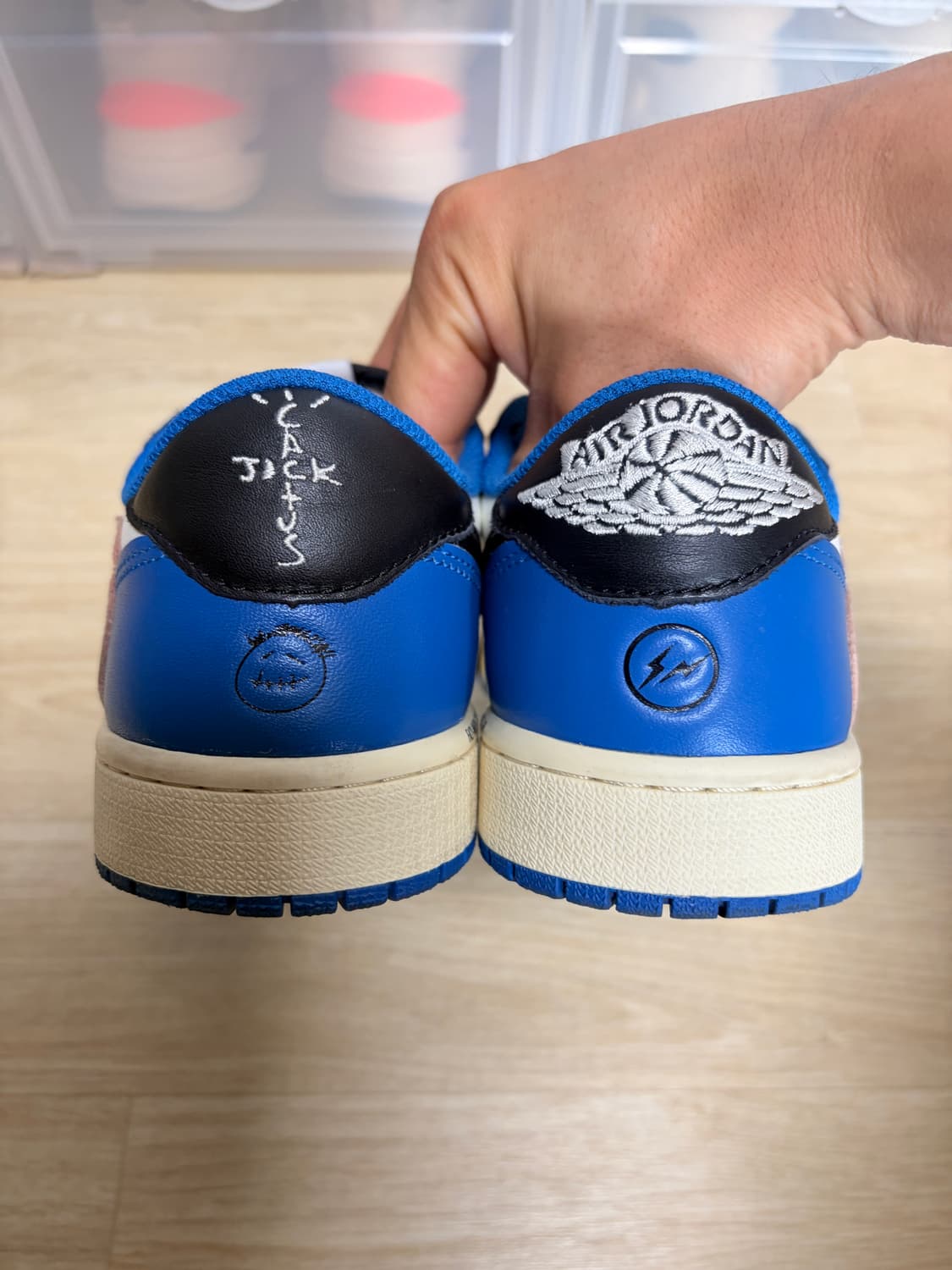 나이키 조던1로우 스캇 프라그먼트 265 상품이미지5