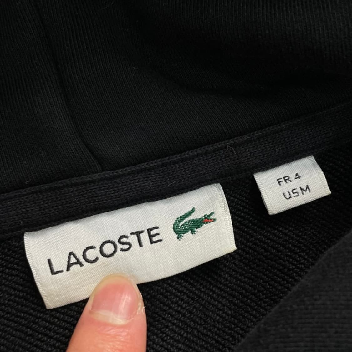 95 라코스테 빅로고 후드티 상품이미지3