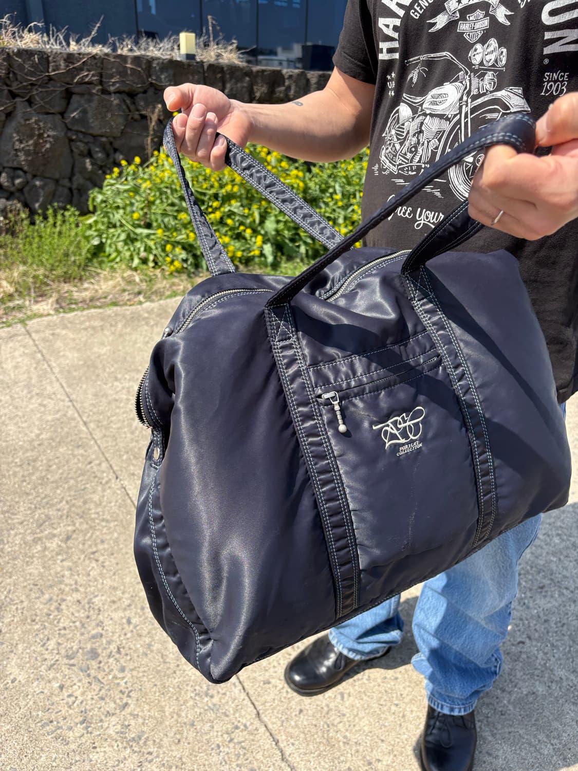 Porter 포터st 나일론 더플백 네이비 상품이미지5