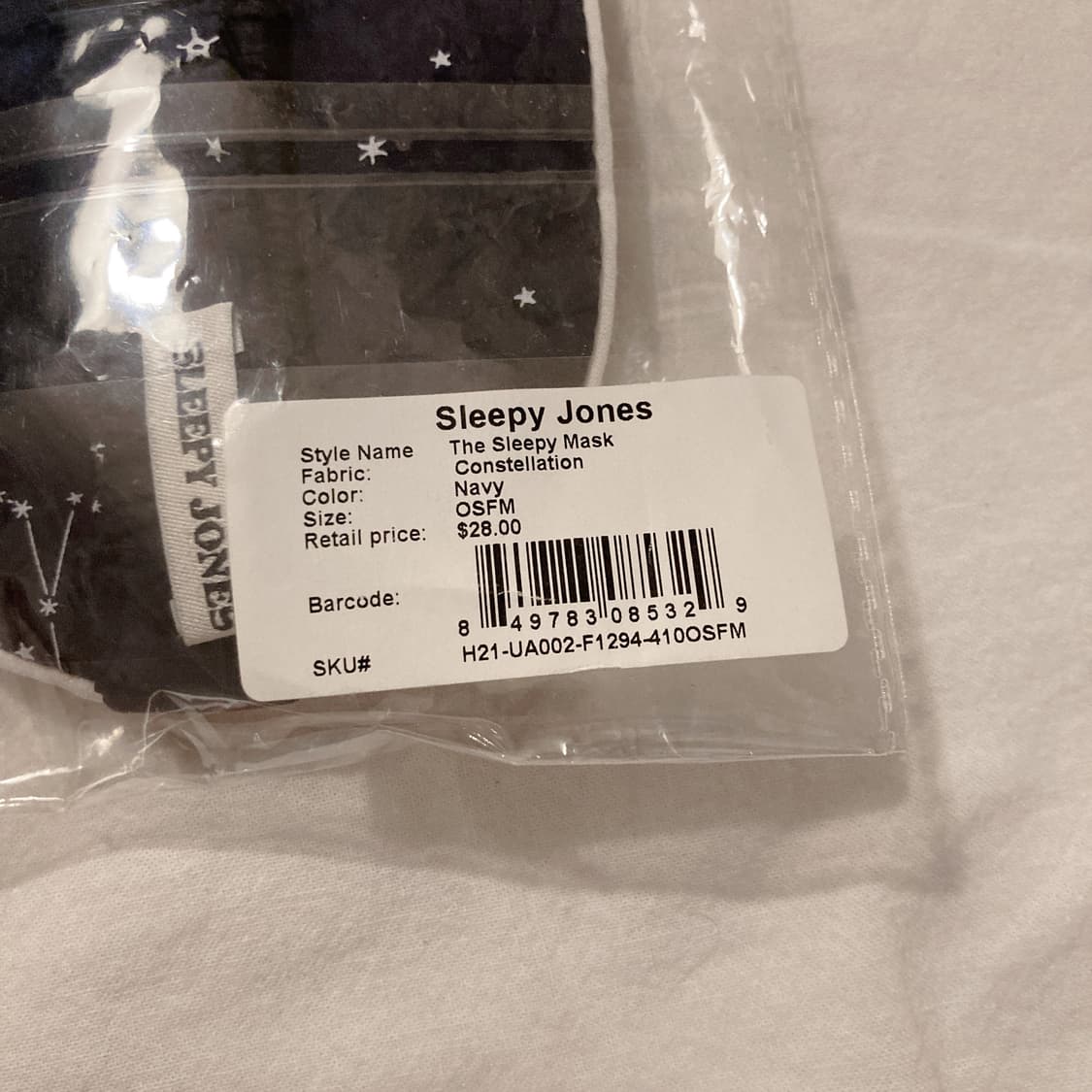 sleepy jones 슬리피 존스 안대 수면안대 신품 상품이미지3