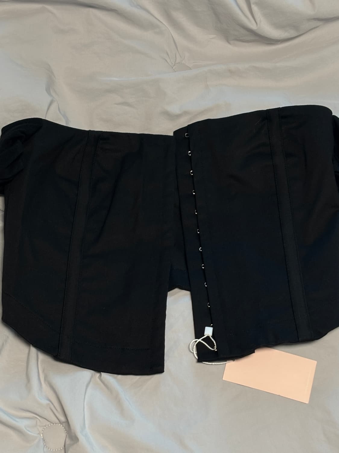 택 o) 낫유어로즈 리나 탑 블랙m 상품이미지7