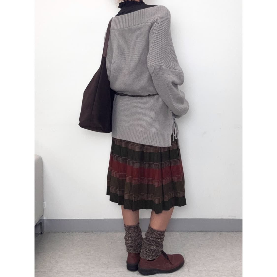 빈티지 플리츠 스커트 상품이미지3
