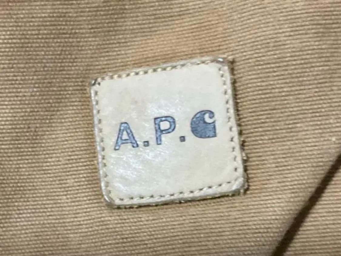칼하트 X 아페쎄 apc 커스텀 워크 카펜터 캔버스 팬츠 상품이미지2
