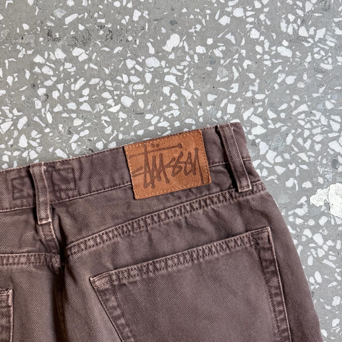 스투시 big ol jean 브라운 상품이미지8