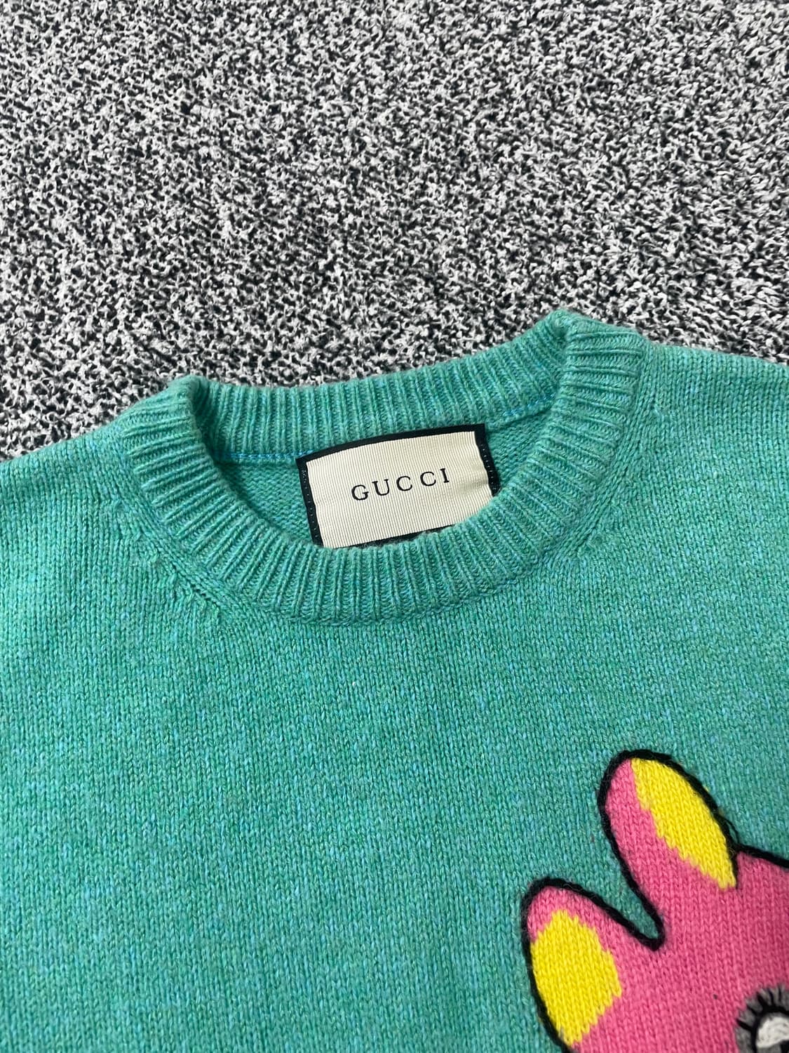 빈티지9. 구찌 밤부 니트 스웨터 민트 상품이미지3