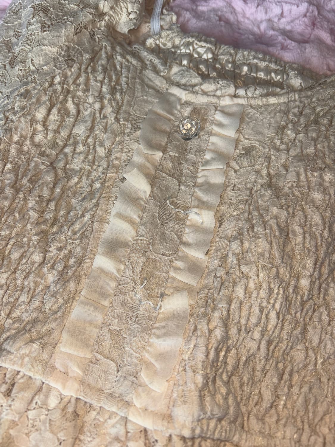 엑시즈팜 베이지 원피스 상품이미지4