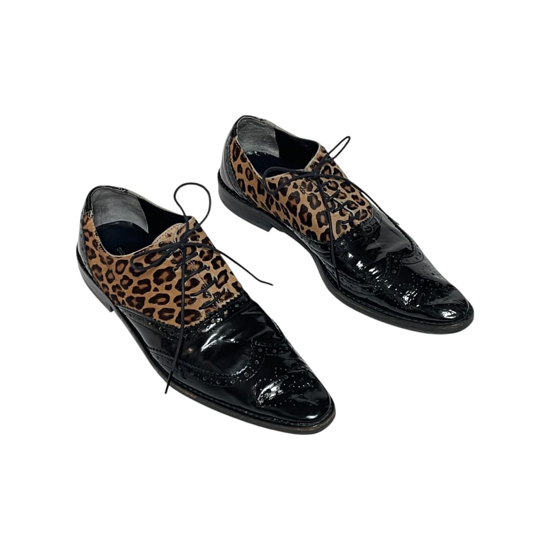 트리콧 꼼데가르송 레오파드 윙팁 상품이미지2