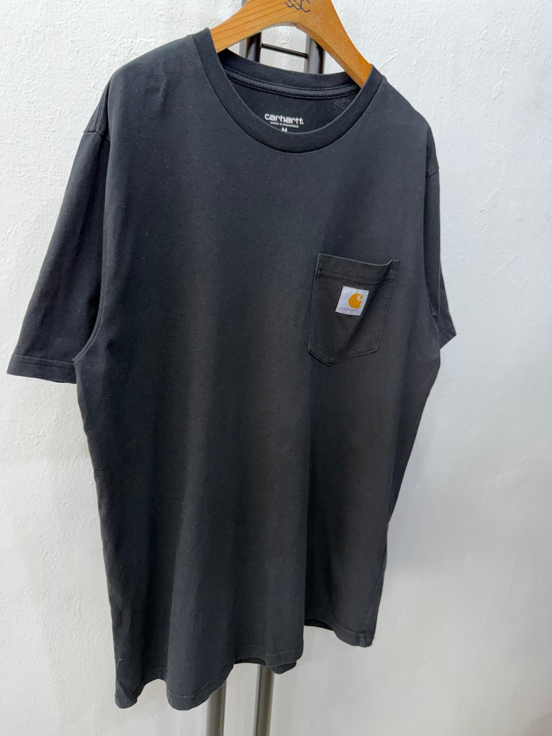 정품) 칼하트 포켓 반팔티 블랙 M  상품이미지2