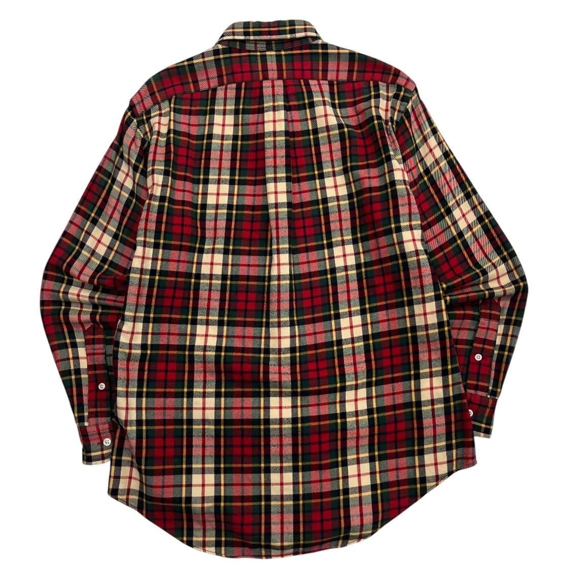 폴로 랄프로렌 딥그린포니 타탄체크 울 셔츠 S 상품이미지3