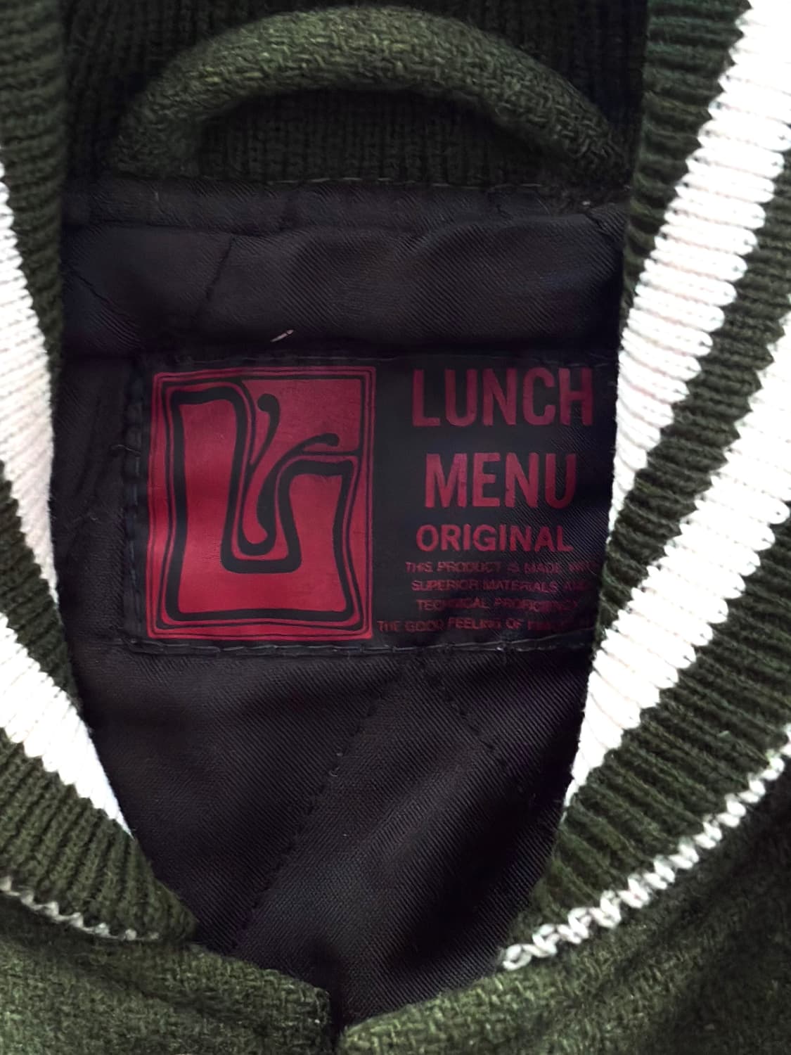 90s 빈티지 런치메뉴 바시티 블루종 상품이미지4