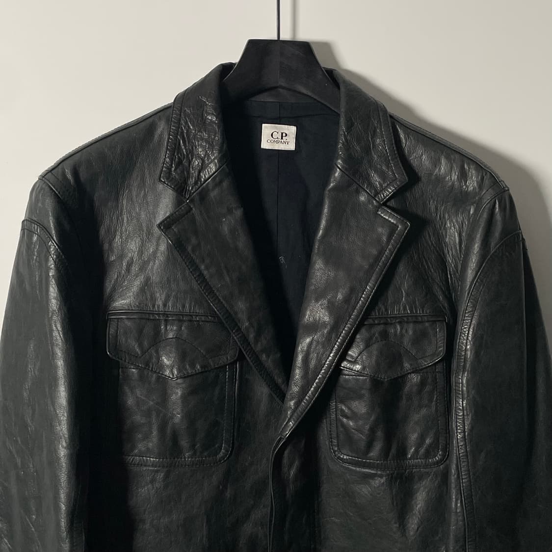 CP컴퍼니 리얼레더 포켓 블레이저 자켓  (on.604)  상품이미지5