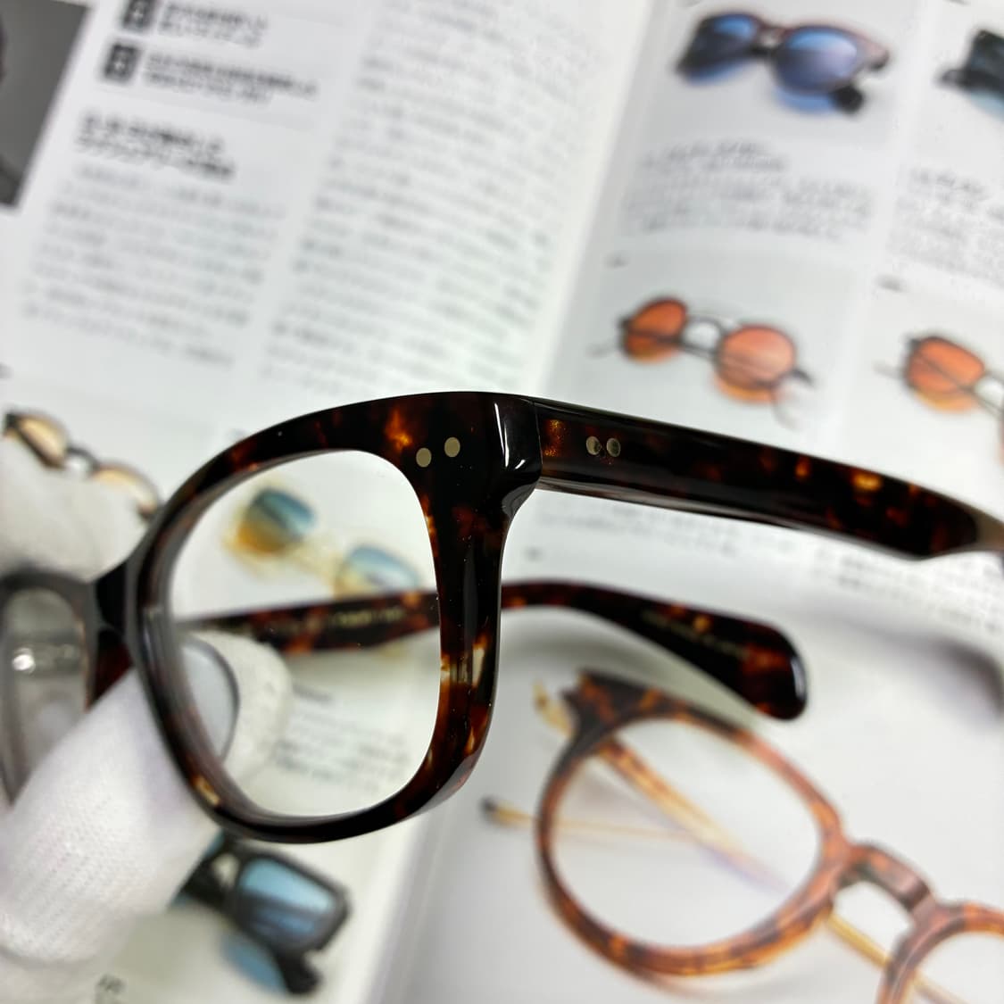 角矢甚治郎作 카도야 진지로 사쿠 일본 장인 셀룰로이드 뿔테 안경 상품이미지3