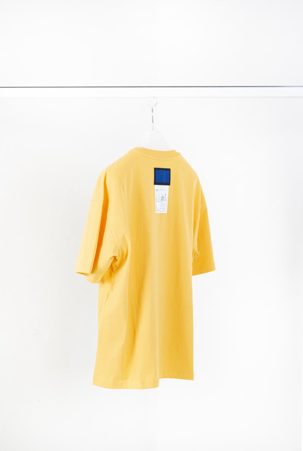 도큐먼트 백로고 반팔티 노랑 M 새상품 상품이미지3