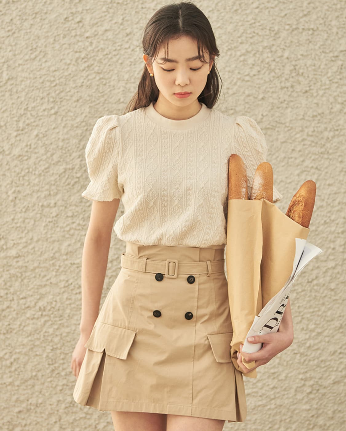 플로움 트렌치 스커트  상품이미지1