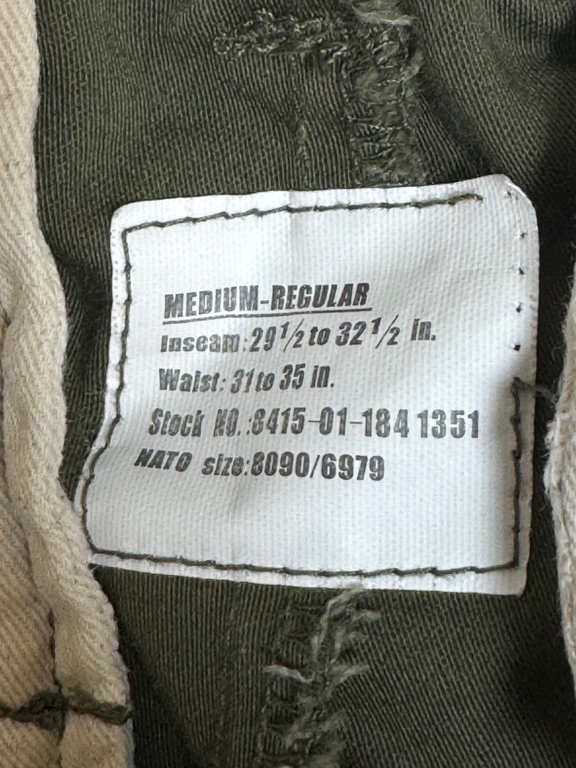 [M]YMCLKY M65 필드팬츠 올리브 카고 상품이미지3