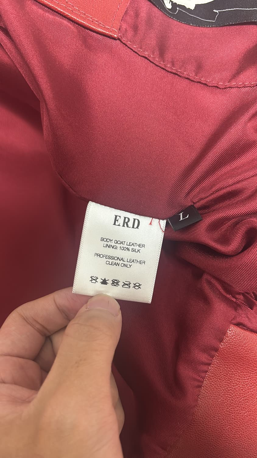 erd 앙팡리쉬데프리메 오피움 덴 프랭크 레더자켓 상품이미지10