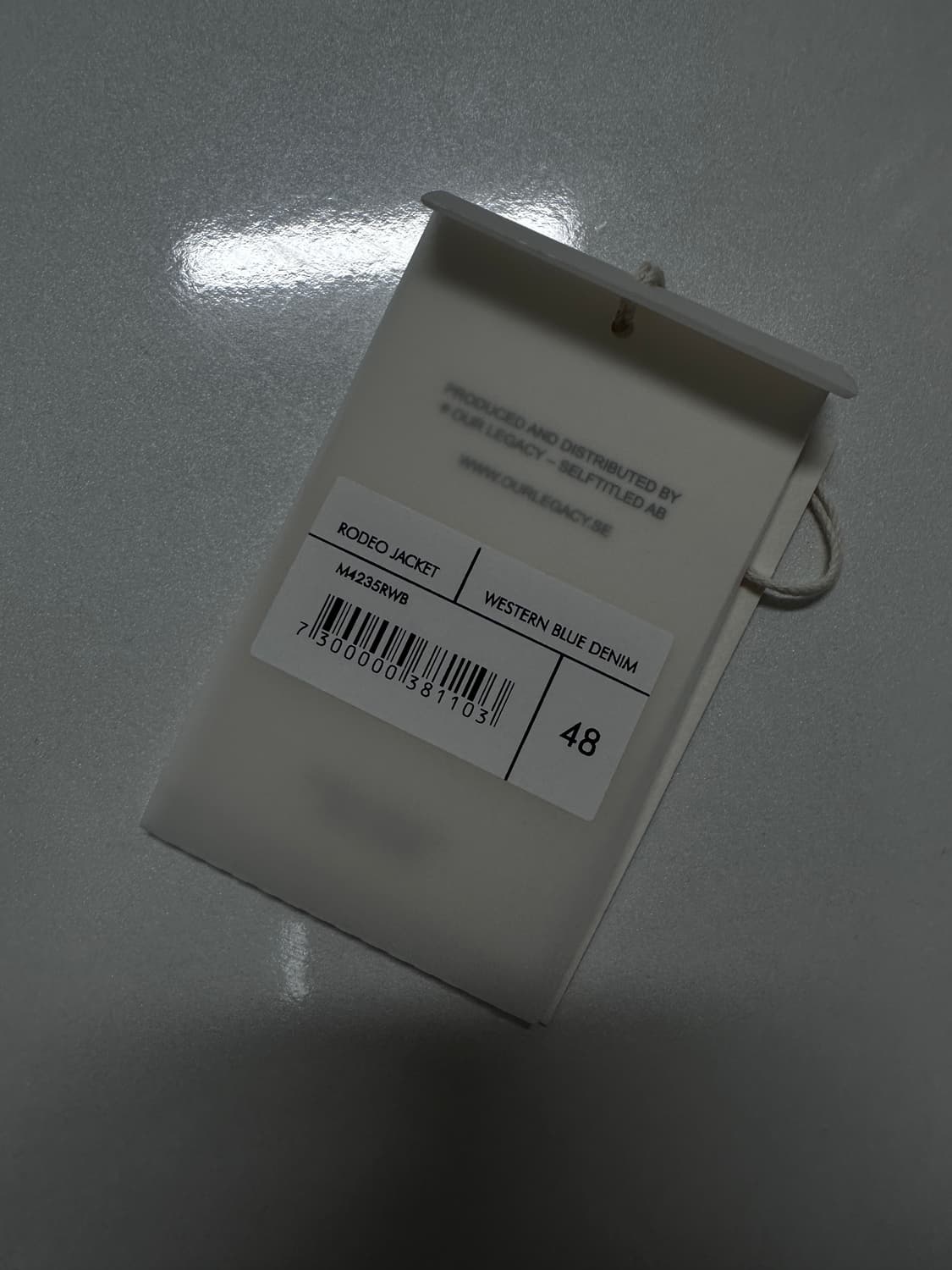 [48] 아워레가시 로데오 자켓 웨스턴 블루 데님 M4235RWB 상품이미지5