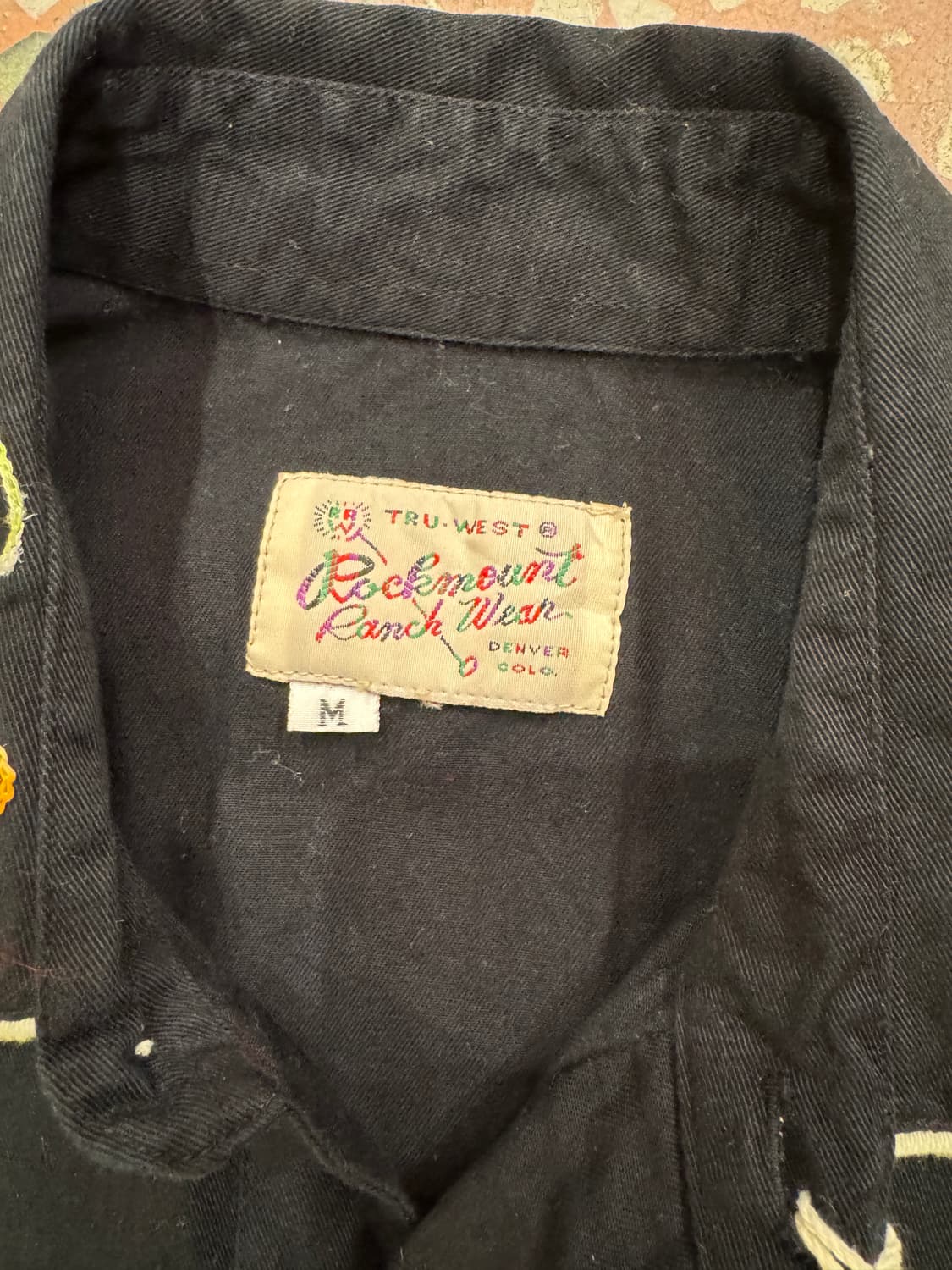 락마운트 웨스턴셔츠 자수 (M) 상품이미지4