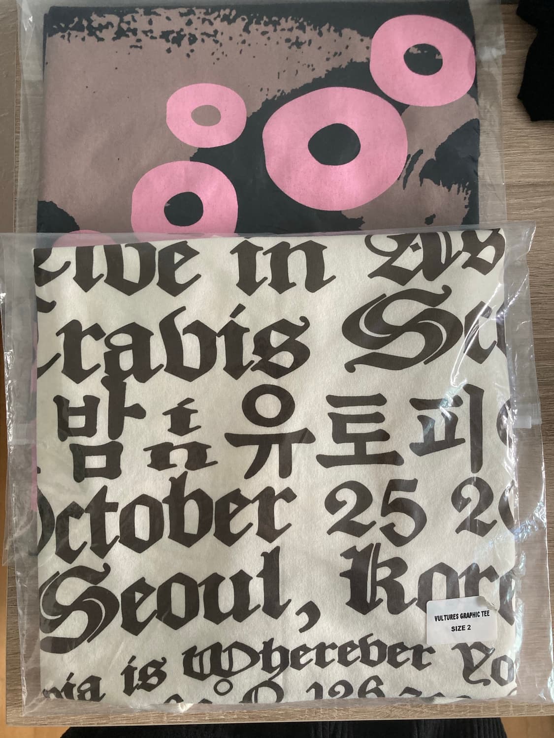 Travis Scott(트래비스 스캇) 한국 한정 MD 머천 티셔츠 L 상품이미지1