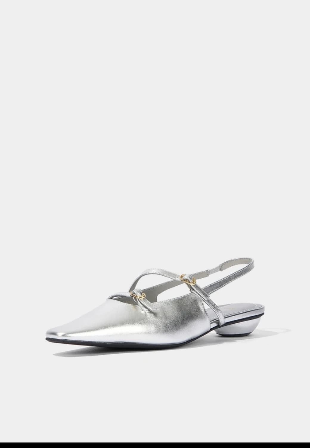 한섬 마인 레더 투 스트랩 슬링백 힐 245 상품이미지6