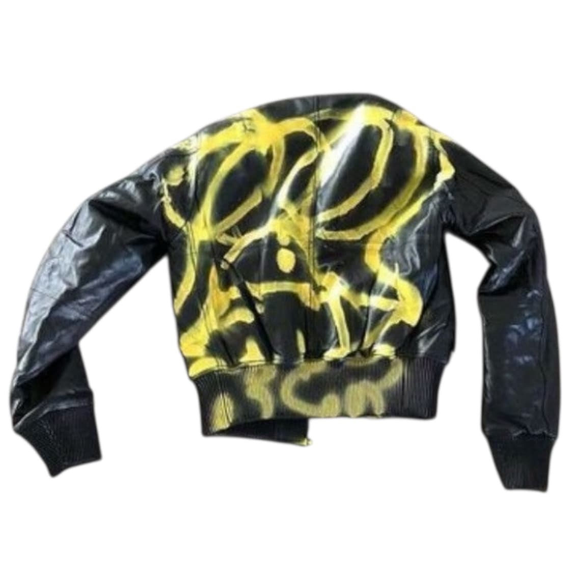 브이론 x 스컬록트 런웨이 크롭 램스킨 자켓 미판 메이드인 코리아 상품이미지1