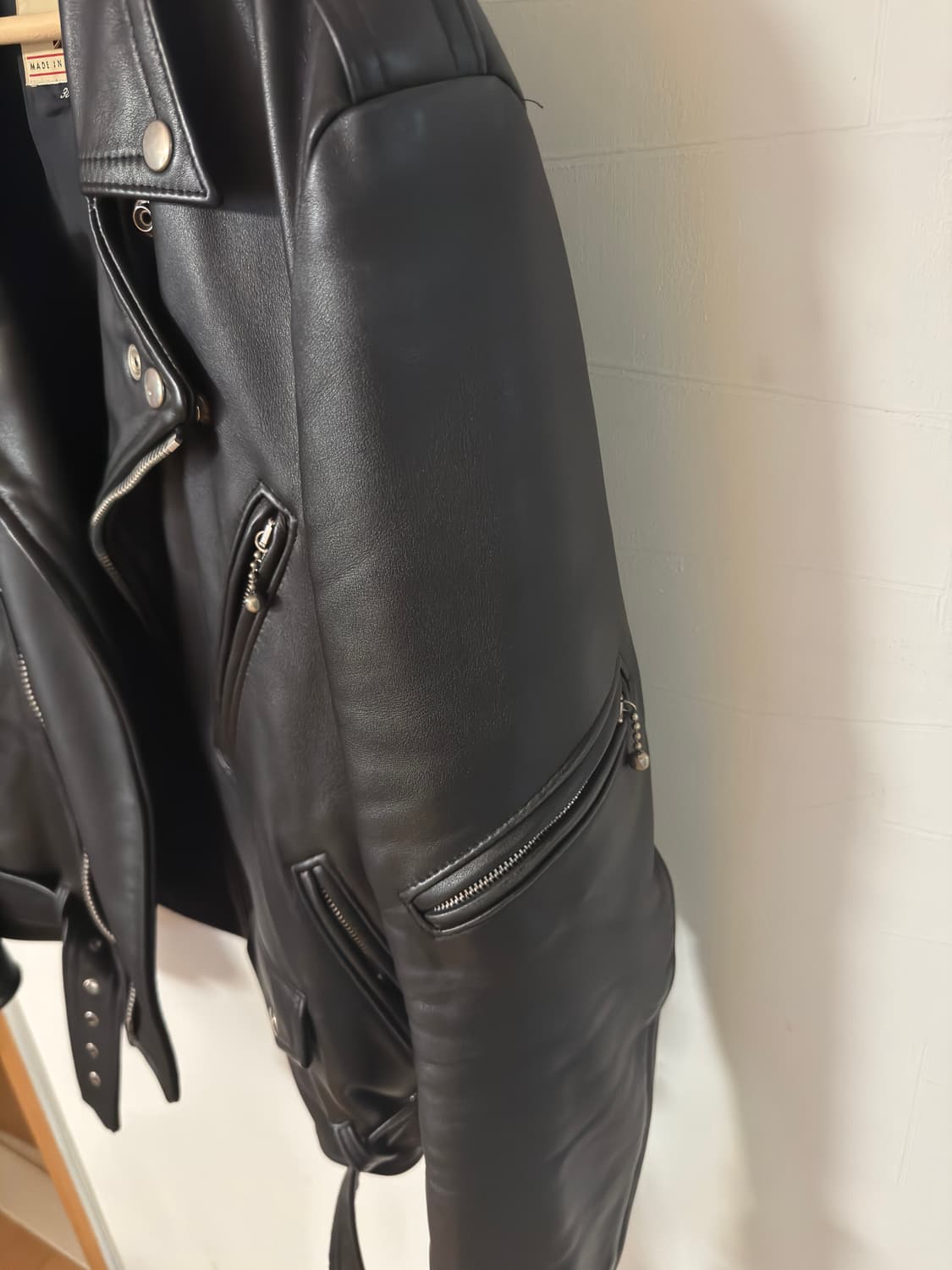 666 스티어하이드 레더자켓 상품이미지2