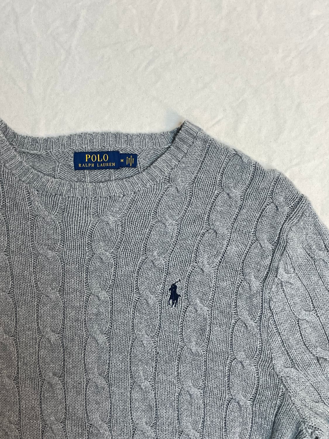 폴로 케이블 니트 상품이미지2