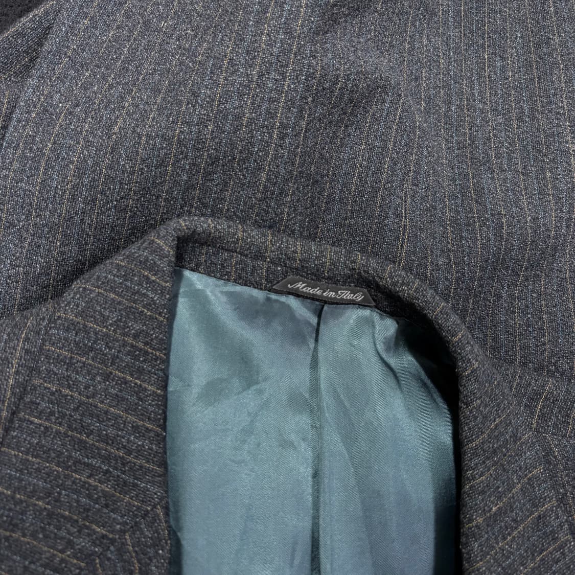 105 미쏘니 MISSONI EXAMPLE 차콜 스트라이프 울 블레이저 상품이미지4