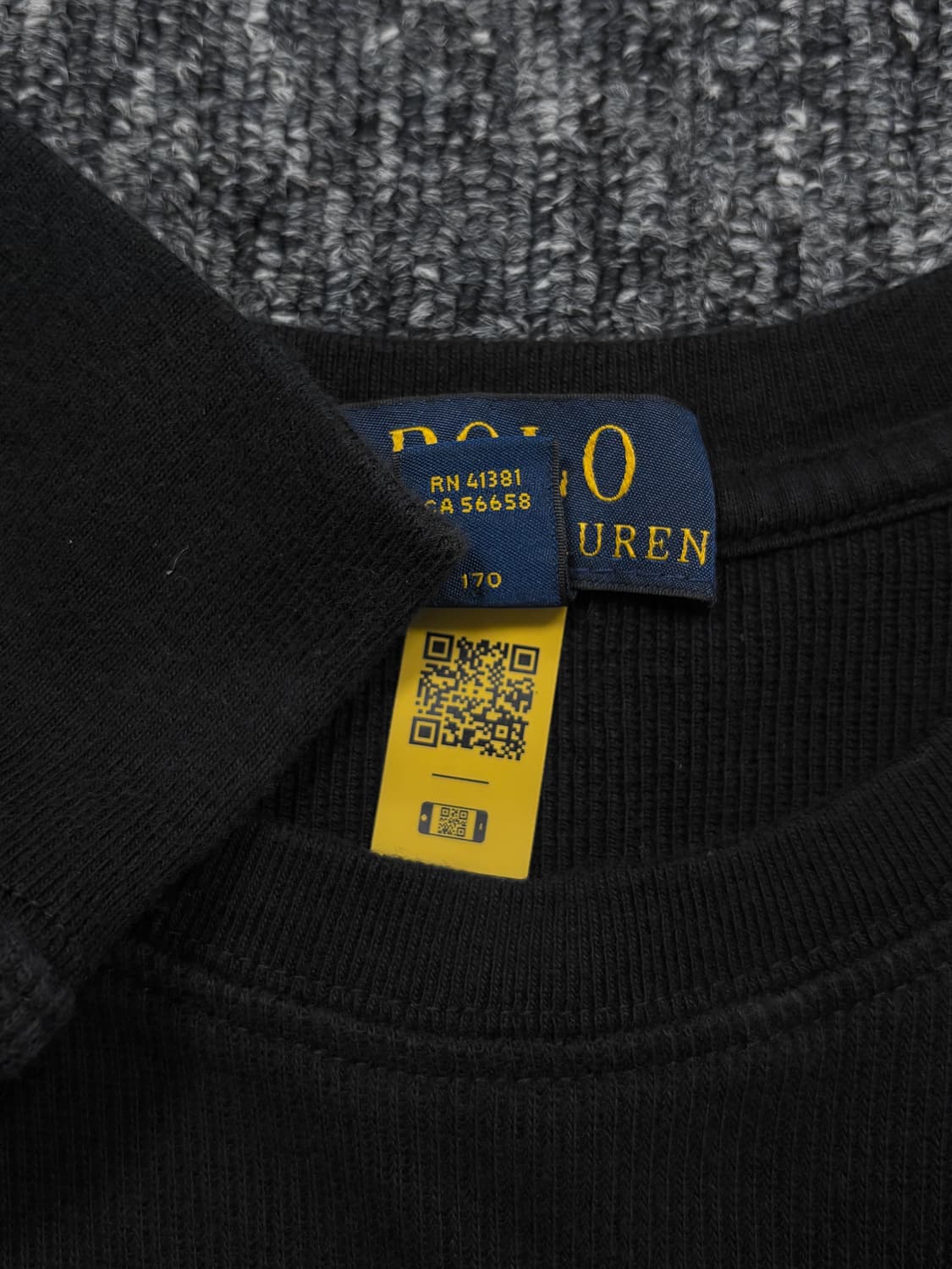 폴로 블랙 골지 롱슬리브 상품이미지6