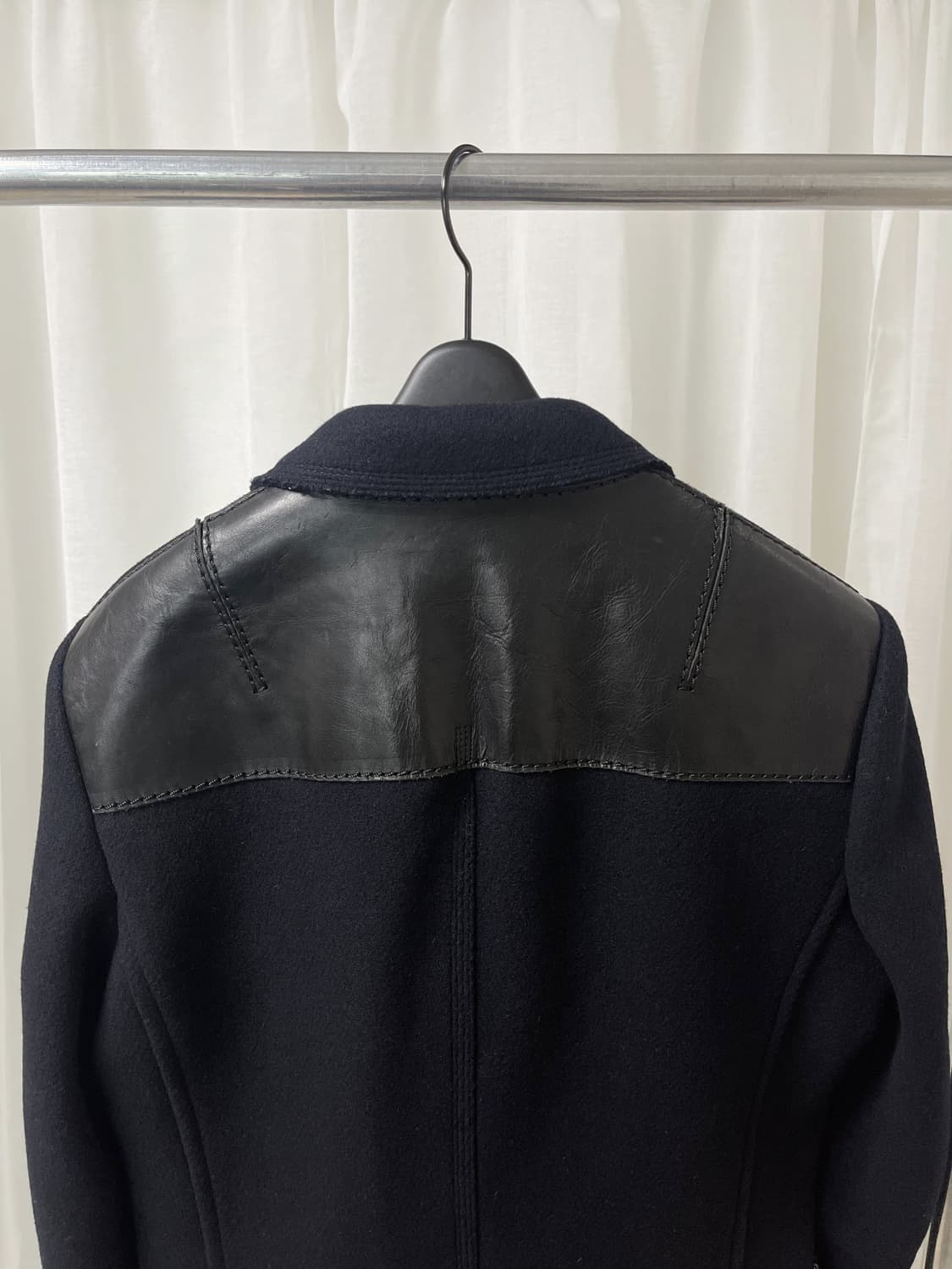 JUNYA WATANABE 2008FW wool & leather JK 상품이미지5