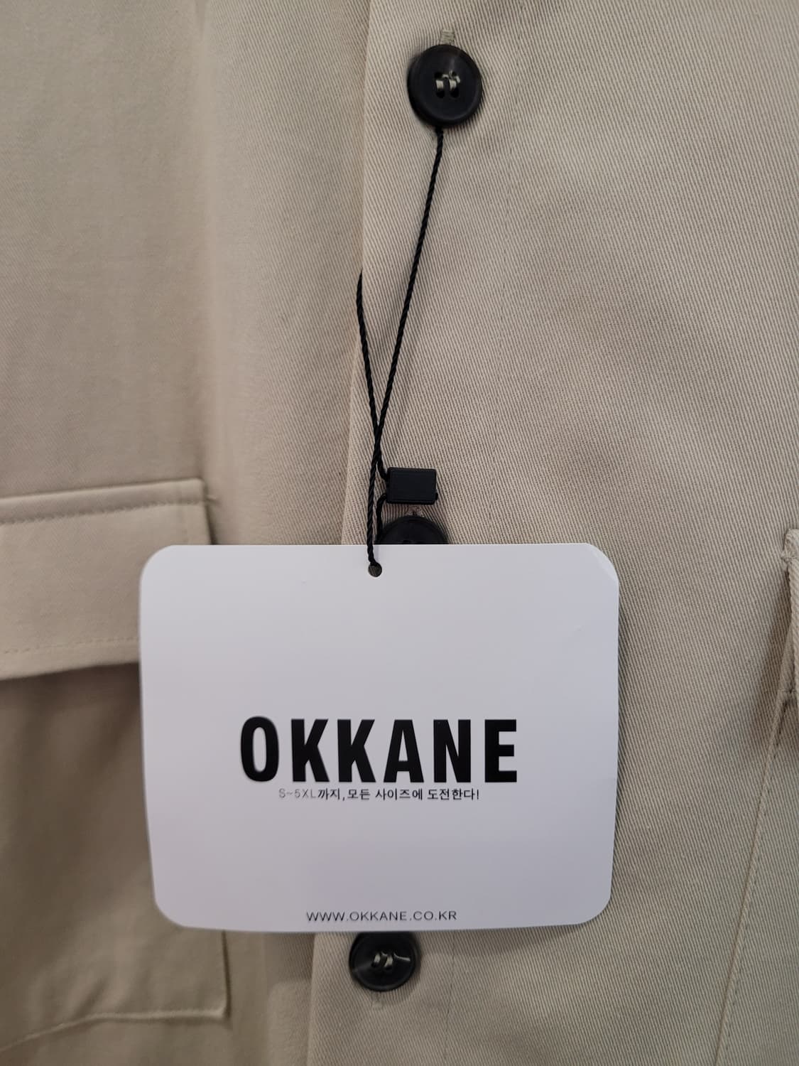 오까네 OKKANE 옴니아 셔츠&자켓 XL~3XL 택달린 새제품 빅사이즈 상품이미지3