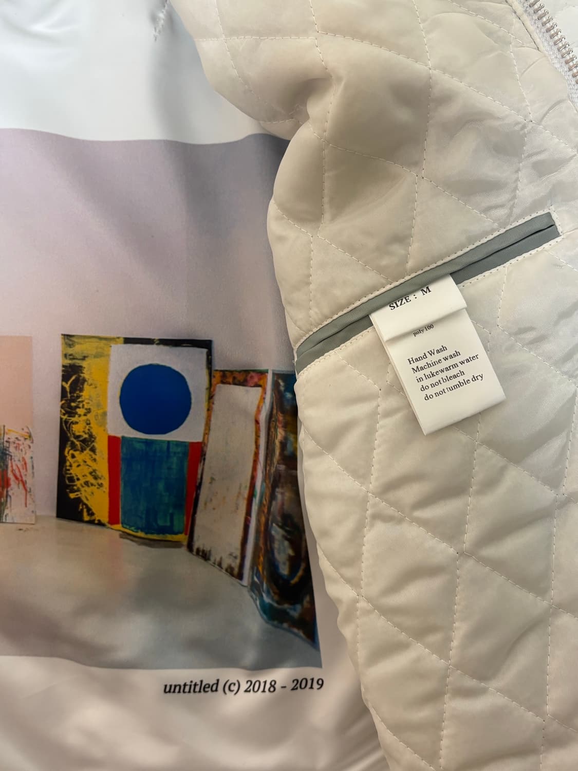 더뮤지엄비지터 회화의방 봄버자켓 상품이미지9