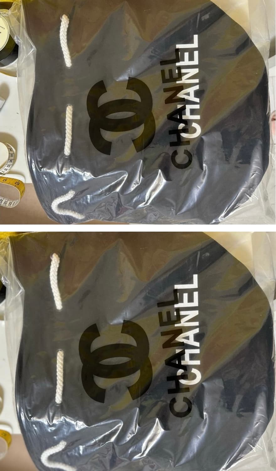 샤넬 블랙 드로스트링 버킷백 상품이미지6