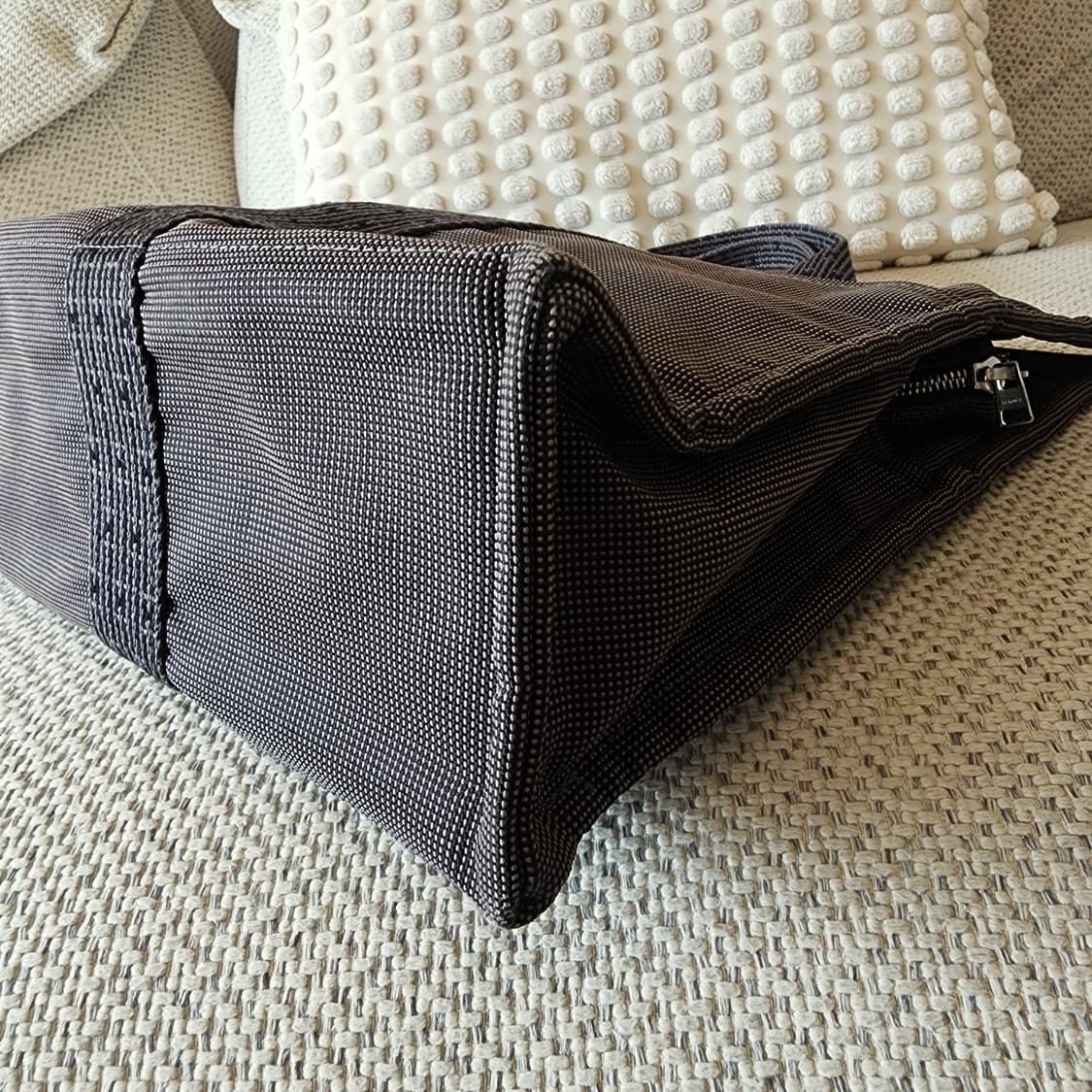 전시품급 에르메스 후루토 MM 캔버스 토트백 엘라인 그레이 상품이미지8