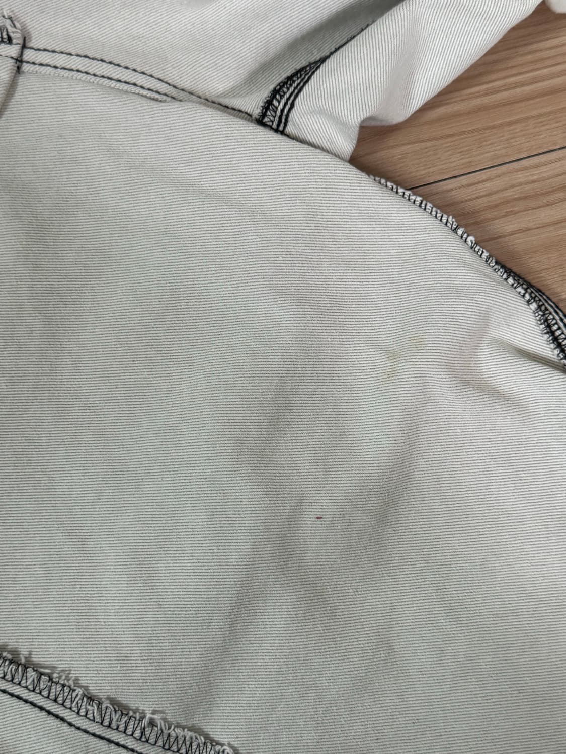 스티치 흰청바지 상품이미지3