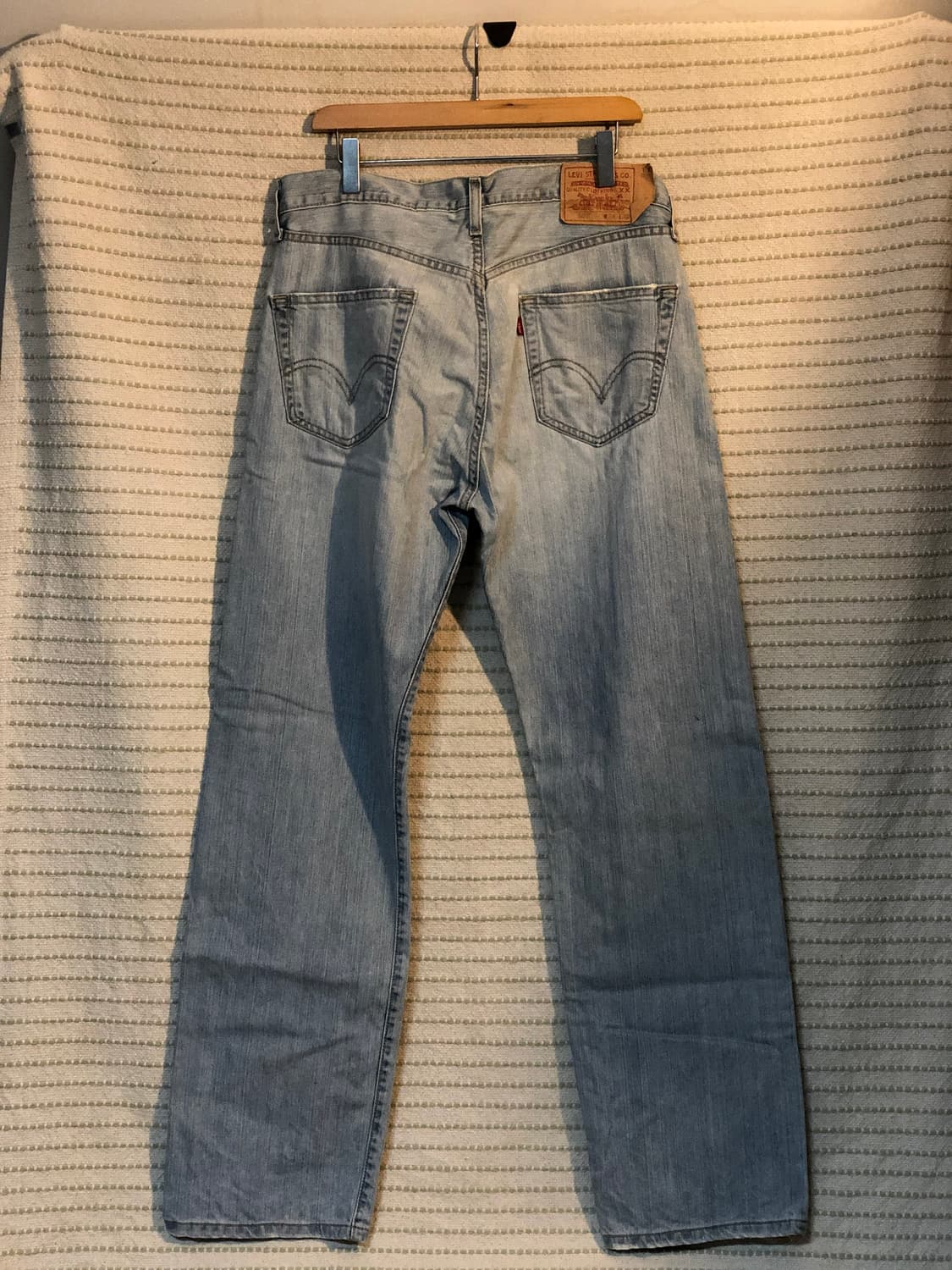 빈티지 리바이스 501 연청 데님 34x32 상품이미지2