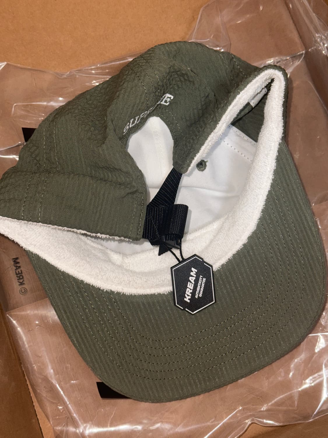 슈프림 시어서커 S 로고 6패널 그린  상품이미지2