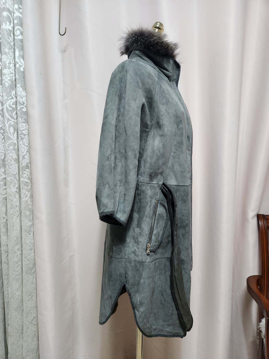 브루넬로 쿠치넬리무스탕코트 상품이미지3