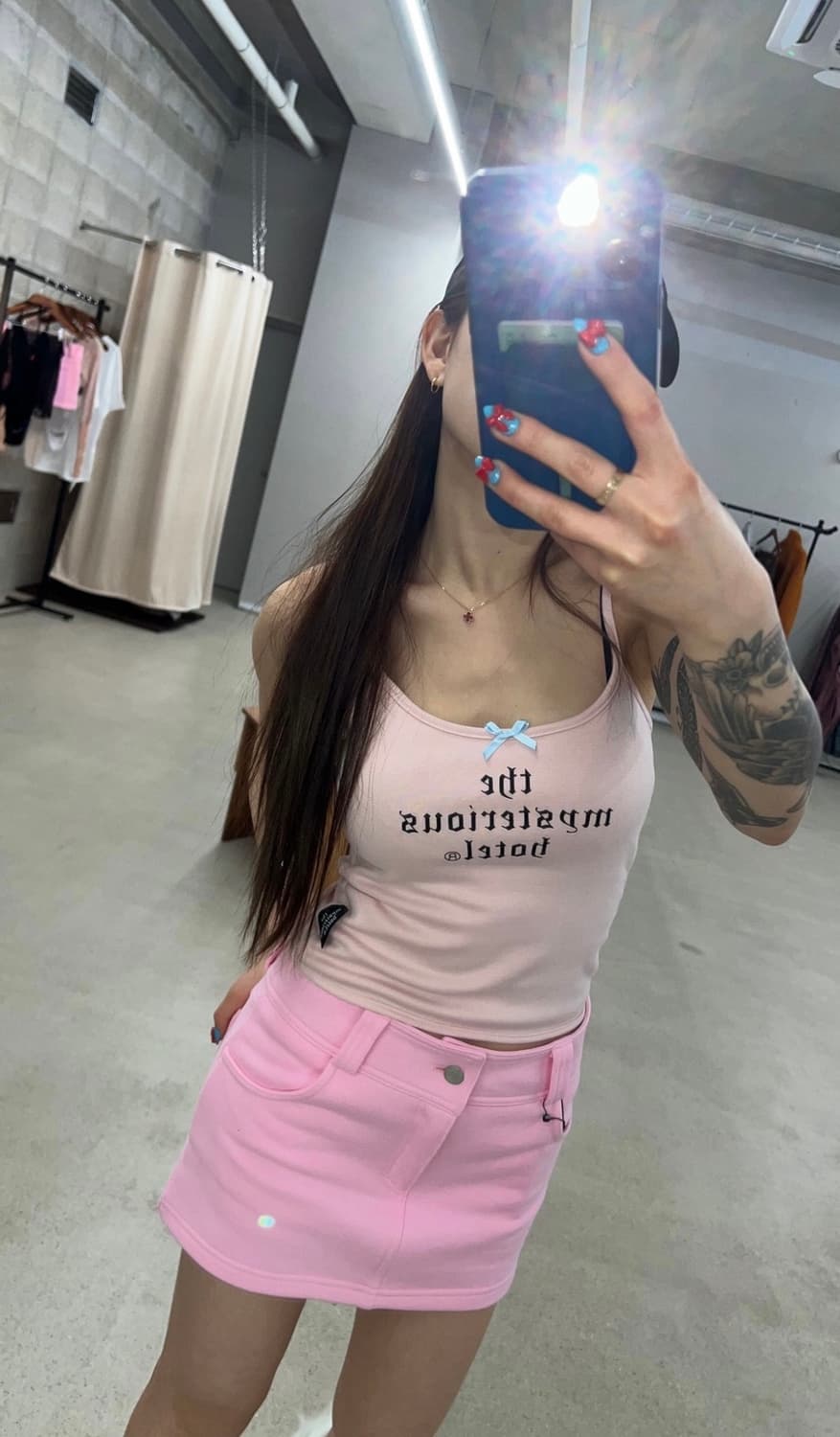 더미스테리어스호텔 마이크로 스커트 1사이즈 상품이미지2