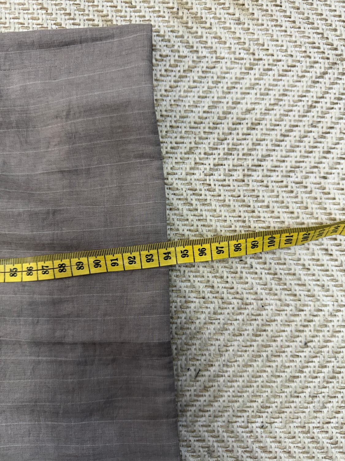 정품) TIME 타임 한섬 20ss 스트라이프 와이드 팬츠 64(26) 상품이미지8